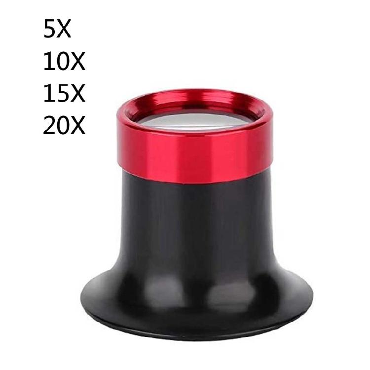 Magnifying Glass Jewelers Eye Loupe Loop Magnifier for Watchmakers Repair 4 Typ