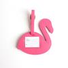 1pc Creative Flamingo Design Baggage Tag for Travel Modern Style High Quality Luggage Accessories Boarding Case Label