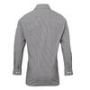 Premier Mens Gingham Micro Checked Long-Sleeved Shirt
