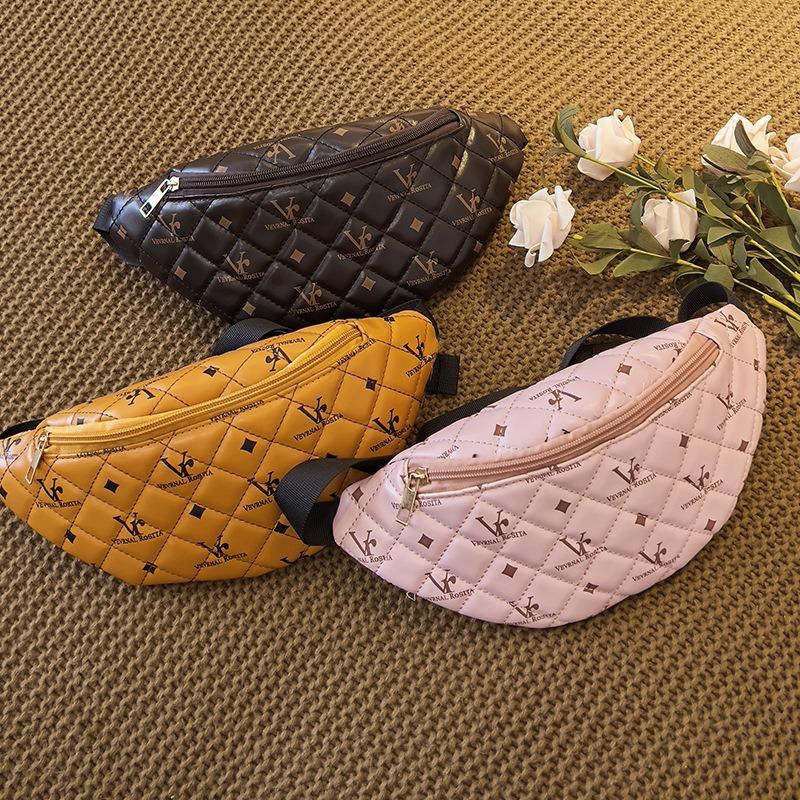 Fashion Printed Fanny Pack Women's Bag Korean Version Convenient Mobile Phone Bag Lightweight Storage Bag