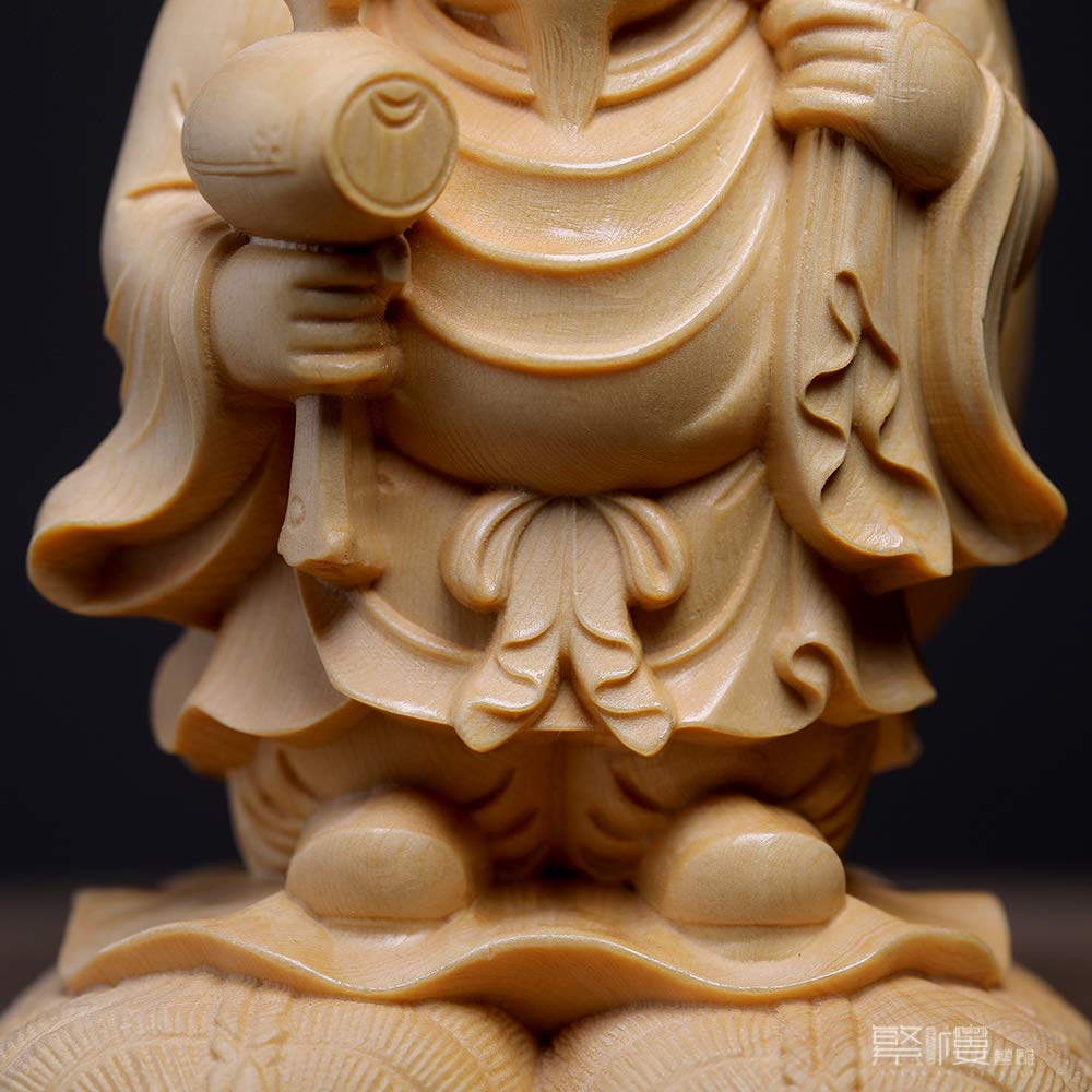 Hanro Kunstschnitzerei Sieben Glücksgötter Daikokuten Holzschnitzerei Aus Zypressenholz Glücksbringer Eingangsschmuck Glück Wohlstand Geschäft Gesundheit