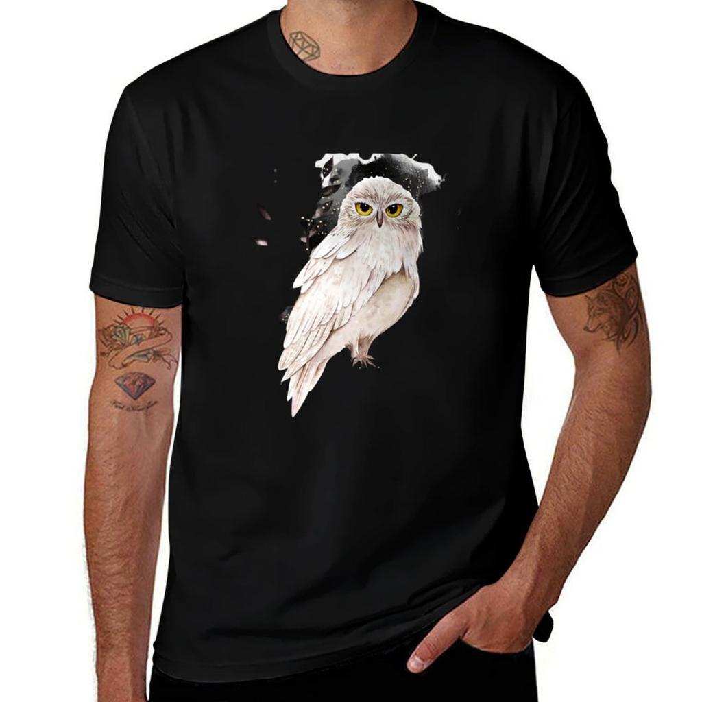 White Owl Tshirt Unisex T Shirts Graphic Unisex T Shirt Summer Tshirt