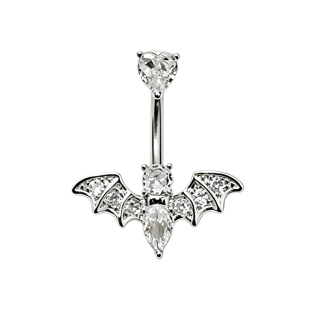 Zirconia Navel Piercing Clip - Hot Selling European and American Body Jewelry