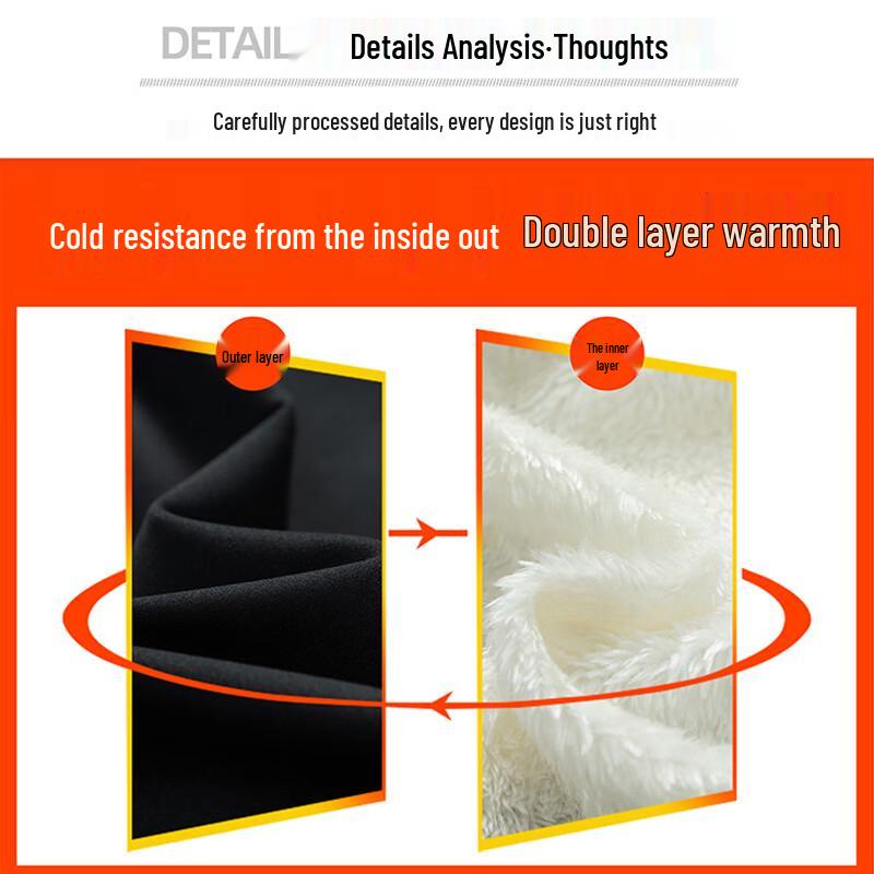 JEANSWEST Men's Sherpa Fleece Lined Jogger Pants