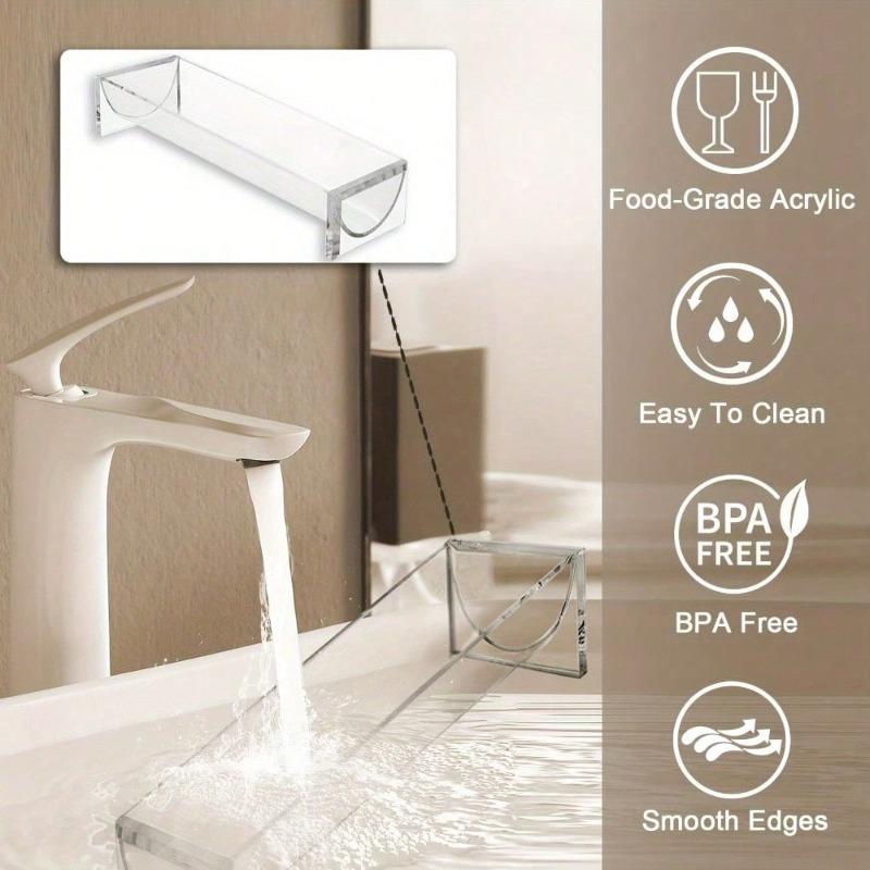 Clear Acrylic Rectangular Serving Tray for Food Display, Charcuterie Board Wedding and Home Use Durable and Elegant Platter