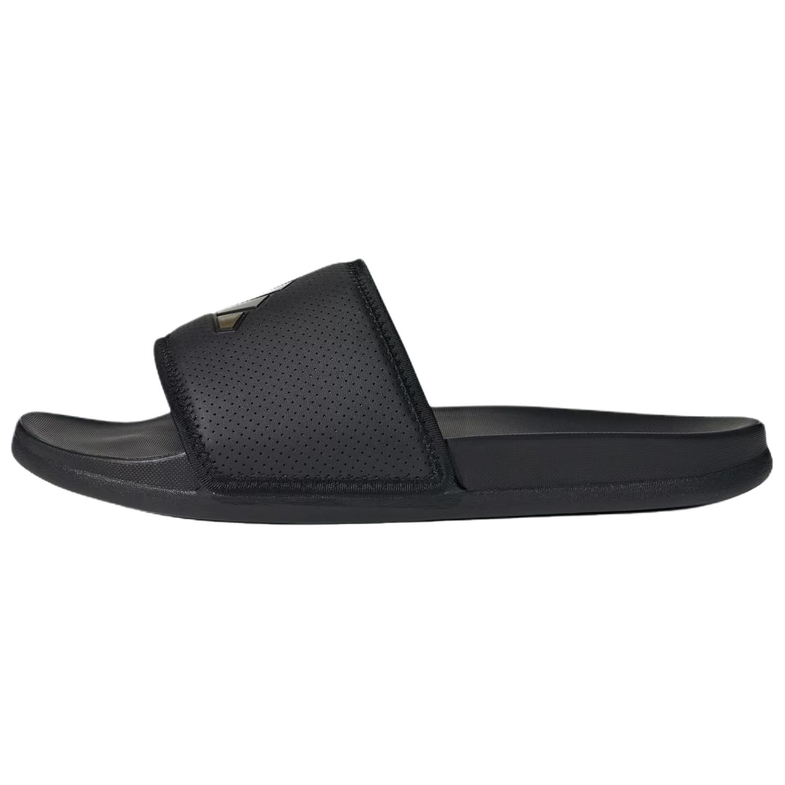 adidas Adilette Comfort Slide Black Gold Metallic Unisex Sneakers Core-Black JS1146 38