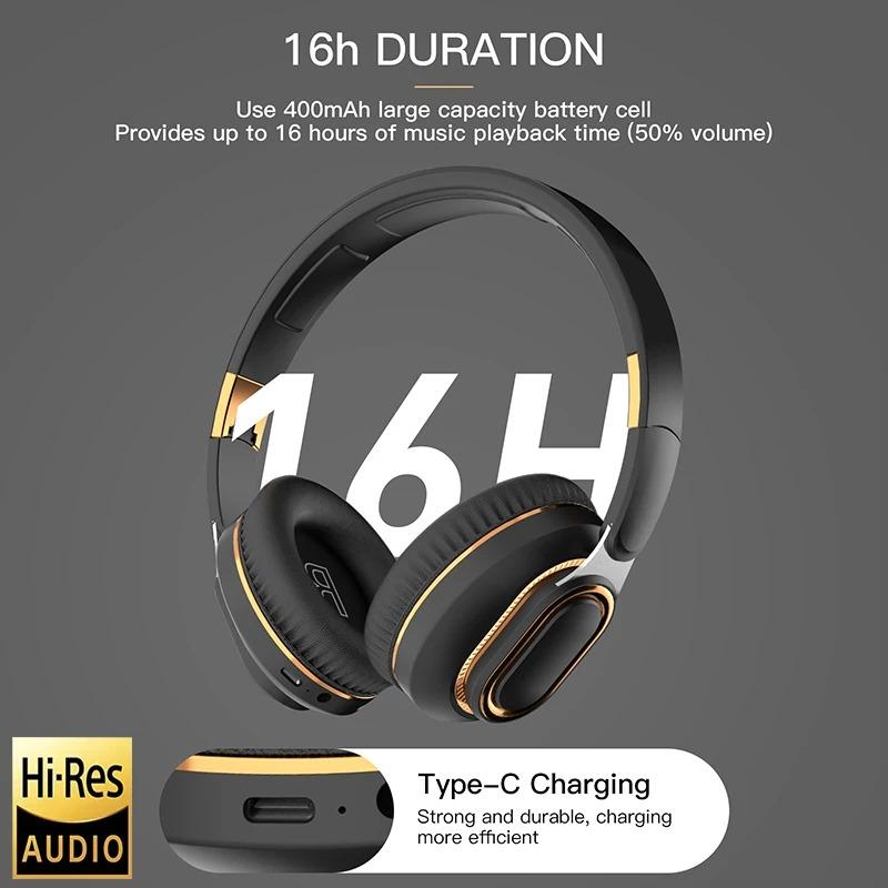 H7 Pro Max Wireless Headsets Bluetooth Headphones Noise Cancelling Great Bass Stereo Foldable Music Sport Earphone Support TF FM