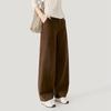 Women's High-Waist Patchwork Casual Trousers