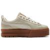 Puma Mayze Leather Sneakers Women Sneakers Beige Brown 381983-12