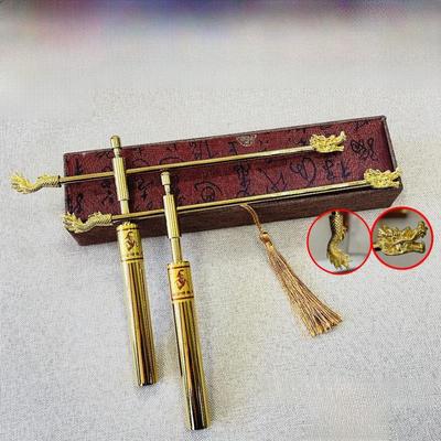 Yang Gong High-Precision Pure Copper Dowsing Rod with Authentic Auxiliary Compass