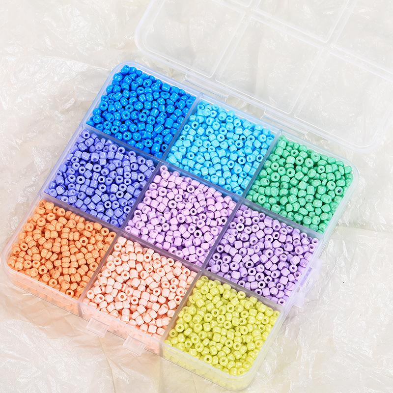 Liebe Sommer DIY Halskette Armband Ring Schmuckzubehör Reiskörner Lose Perlen Materialbox Reiskörner Handgefertigte Perlen