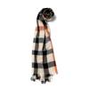 Daks Brown House Check Wool Scarf Dcsc8f110w2