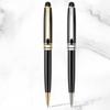 6x Black Ink Ballpoint Pen Journaling Pen Smooth Writing Pen Metal Signature Pen Stationery Supplies for Writing