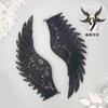 Handmade Plush Angel Wing Ear Feather Headpiece Cosplay Accessory Halloween Anime Convention