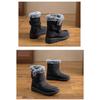 Women's Winter New Style Snow Boots Women's Fleece-Lined Thickened Warm Cotton Boots Large Size Flat-Sole Waterproof Cotton Boots
