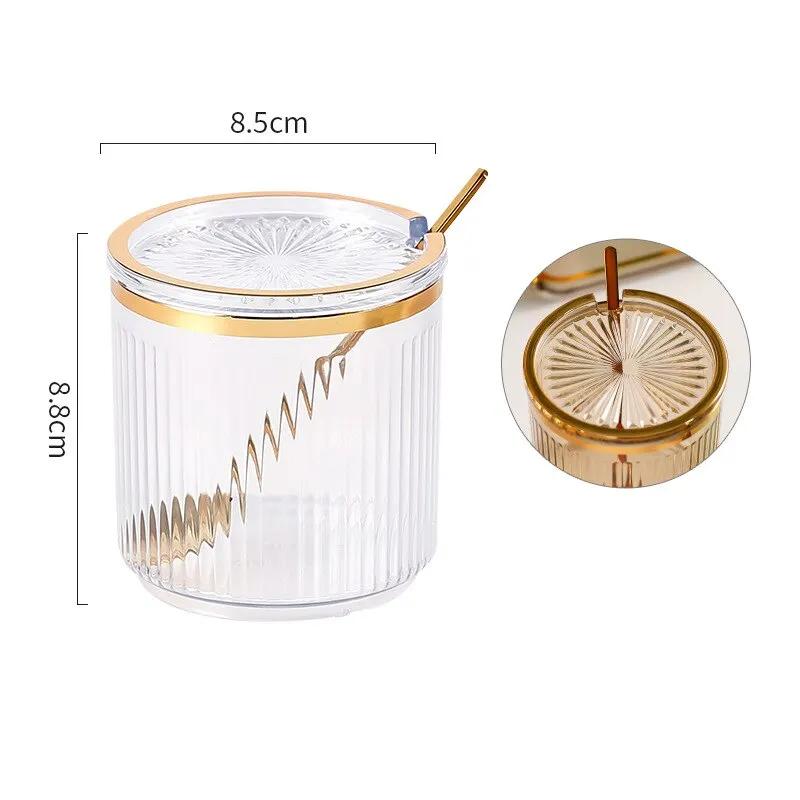 Container Kitchen Seasoning Jar With Spoon Household Kitchen Exquisite Seasoning Bottle Storage container Jar