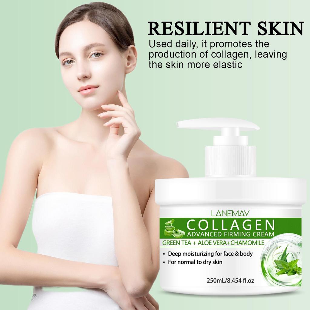Collagen Advanced Firming Cream for Face & Body- Hydrate & Smooth Skin, Help Plump Sagging Skin