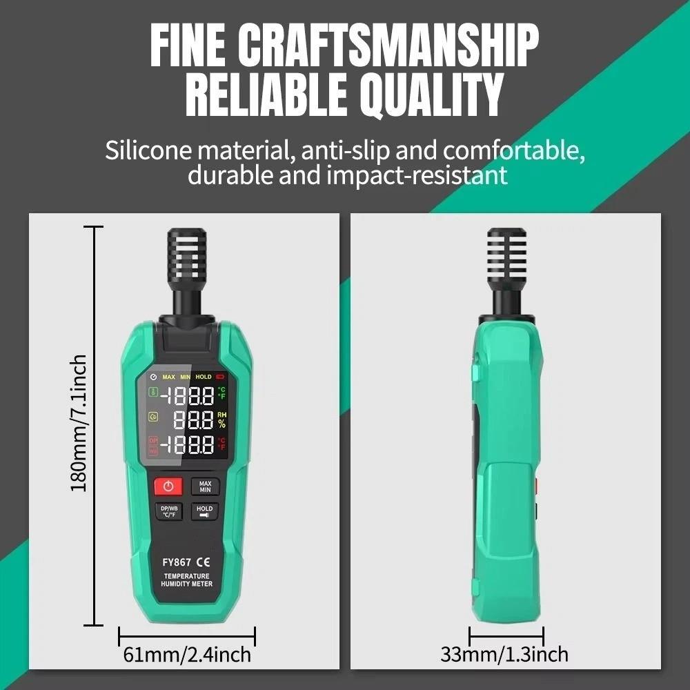 High Precision Digital Psychrometer Advanced Sensor Temperature & Humidity Meter  Dew Point