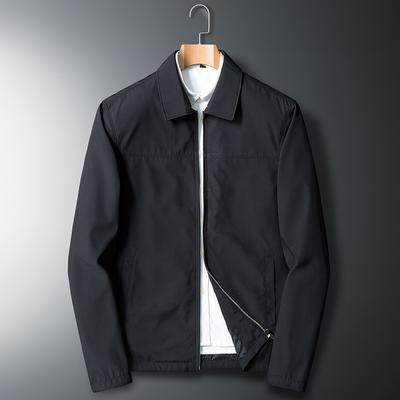 Middle-aged Jacket Men's Autumn New Business Casual Thin Lapel Men's Jacket Daddy Suit