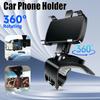 Car Phone Holder 360/180° Rotating Multi-function Instrument Cluster Phone Holder Foldable Rearview Mirror Navigation Bracket