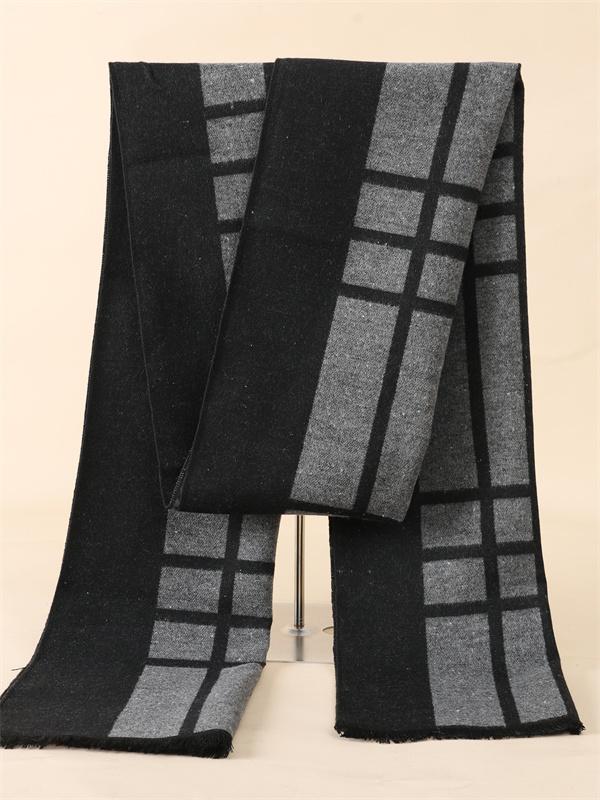 Fashion 180*30cm Scarves Man Autumn Winter Thick Warm Cashmere Business Long Wraps Boy Classic Shawl Free Shipping muffler