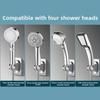 Wall Mount Mixer Shower Mixer Faucet Copper Construction Rust Resistant Oxidation Resistant For S-type Connectors
