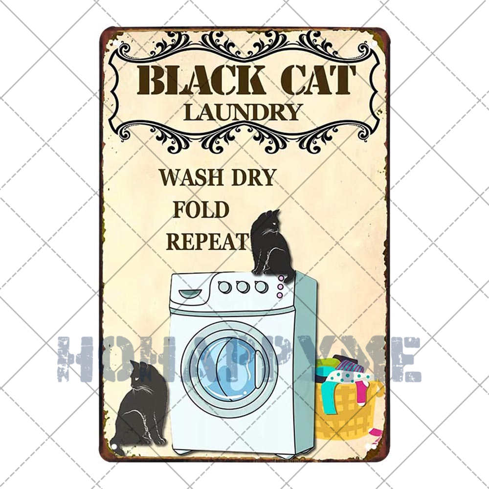 Segni Targa Retro per Lavanderia Segno Pittura su Latta Vasca Idromassaggio Bagno Metallo Poster Adesivi Murali Vintage Decorazione Casa Piatti 20x30cm