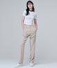 MALOUPE 2140 Stretch Slim Bootcut Pants (Beige)