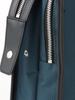 Beams Heart Men's Nylon and Leather Canvas Briefcase in Navy