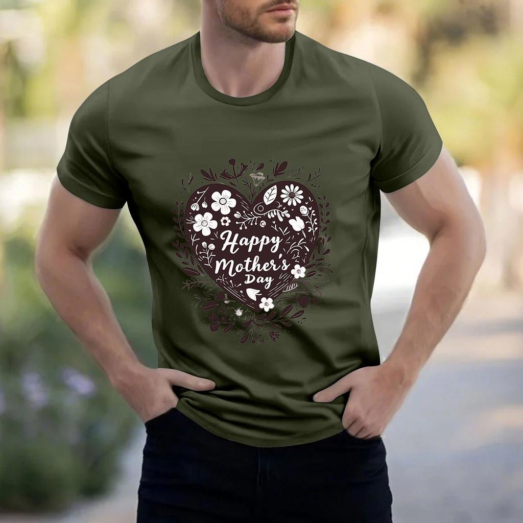 Koszula męska z krótkim rękawem i stójką, luźna, na wakacje, męska