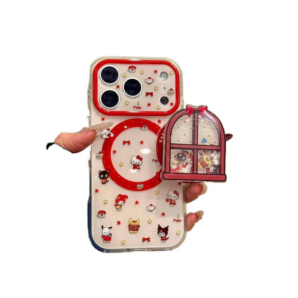Sweet and cute star windowsill Sanrio Shake music for iphone17promax iPhone 16 case