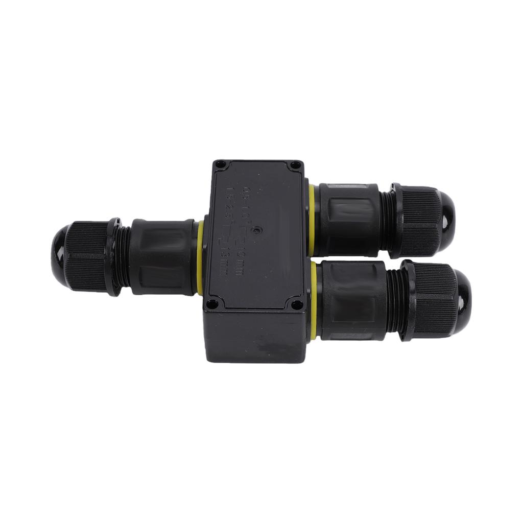2 Pcs Water Proof Junction Box IP68 3 Way 3P 24A M20 Electrical Quick Release Cable Connector Outdoor Junction Box for