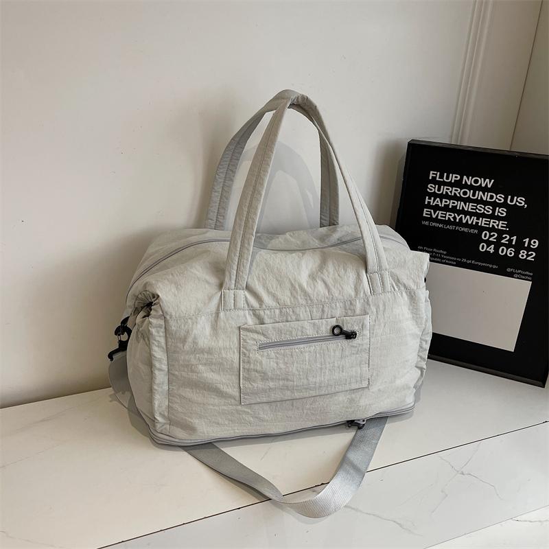Large Capacity Short Distance Travel Bag Women's Lightweight Sports Fitness Bag Storage Luggage Bag