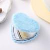 Folding Makeup Mirror Double-sided Elegant Travel Handheld Mirror Valentine's Day Gift Mini Pocket Cosmetic Mirror Student