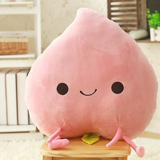 

Creative Cartoon Fruit Plush Pillow - Peach, Mango, Orange, Watermelon Cushion See Details