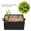 4PCS Non-woven Fabrics Grow Bags with Handles Reusable Planting Bag Planter Square Easy To Move Vegetable Grow Bag
