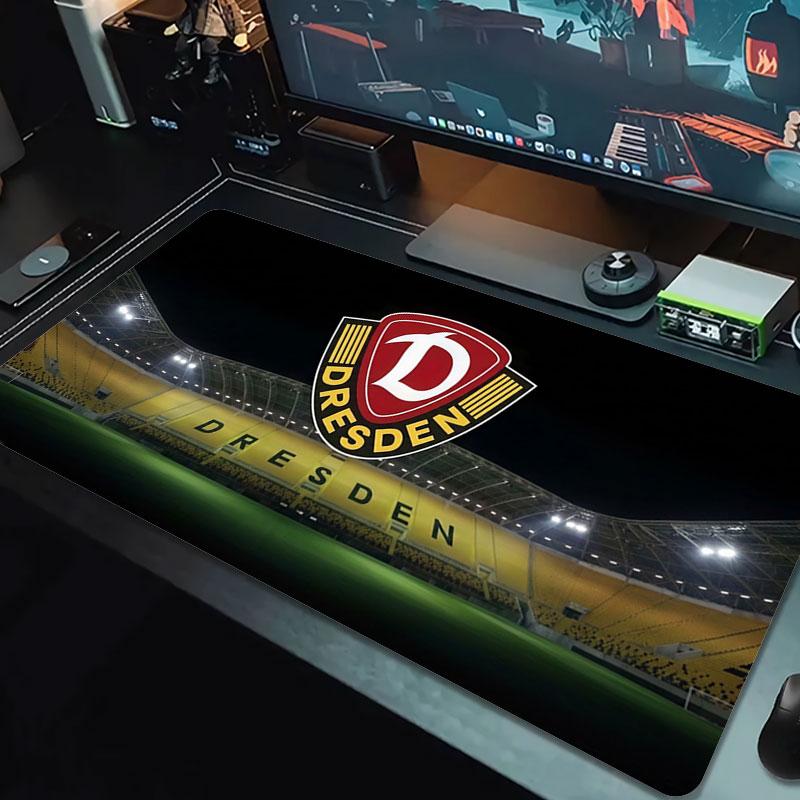 Dynamo Dresden Large Size Mouse Pad Large Gaming Table Cushion Non-slip Laptop Tablet Big Mousepad XXL Mat Mini PC Playmat With Lock edge