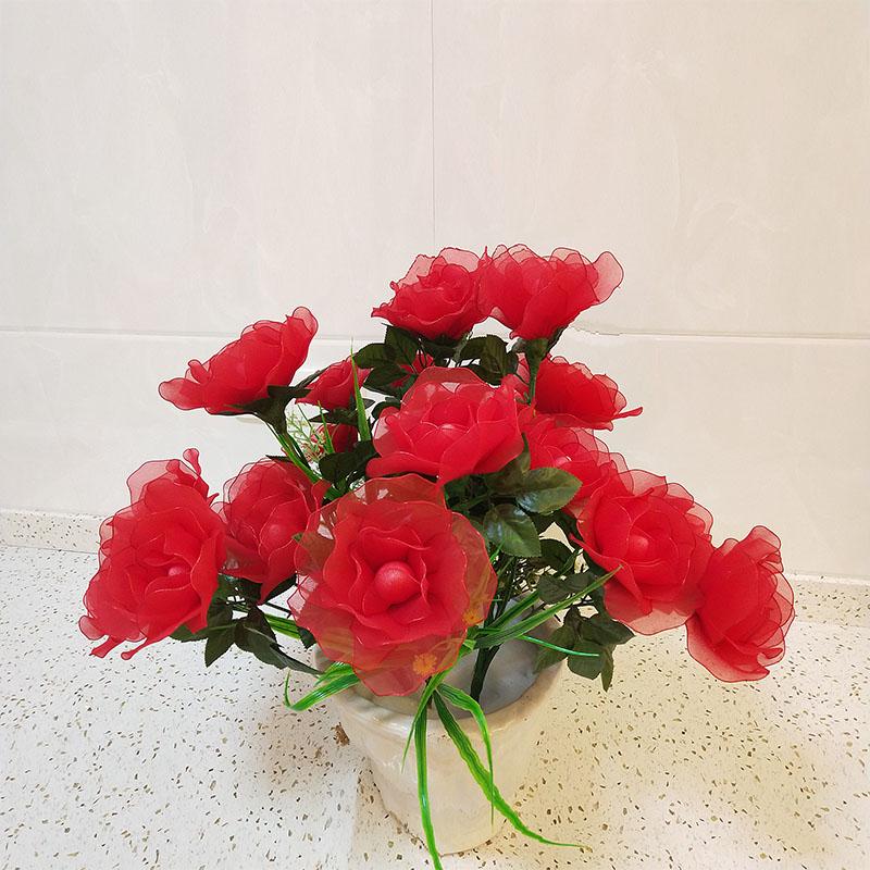 Buy 25Pcs Stocking Flower Wire 26 Iron Wire For DIY Nylon Stocking