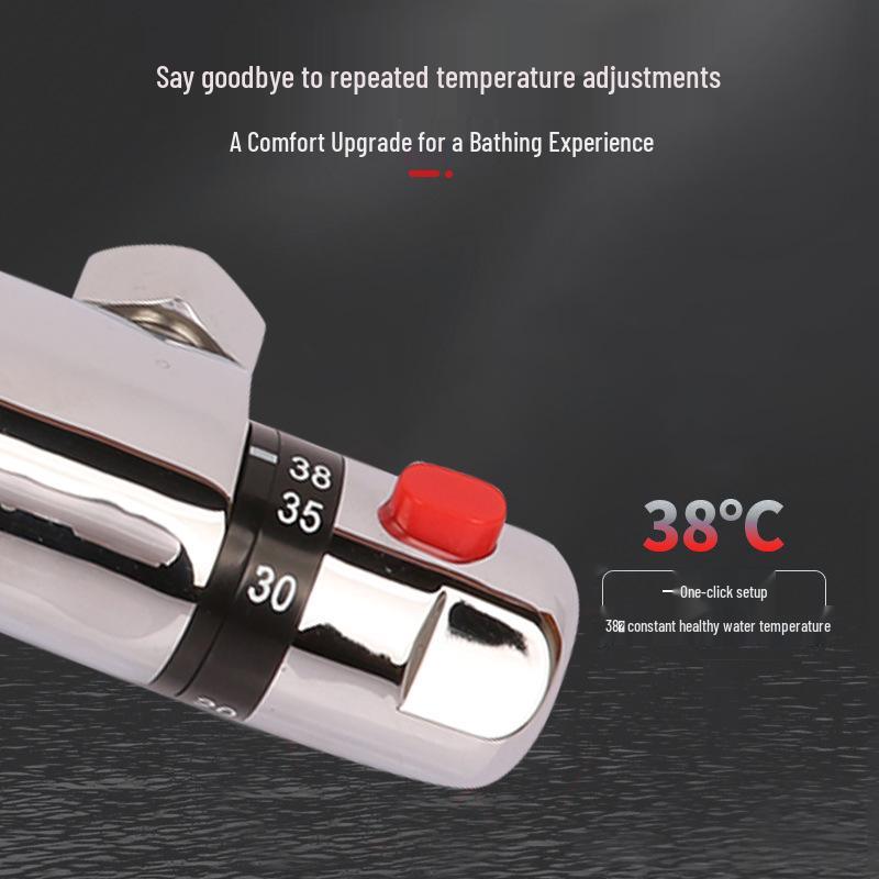 All-Copper Concealed Thermostatic Shower Mixer Valve for Solar Water Heater