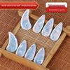 Authentic Tortoiseshell Colored Guzheng Fingernails for Children - Professional Performance Grade, Medium Size