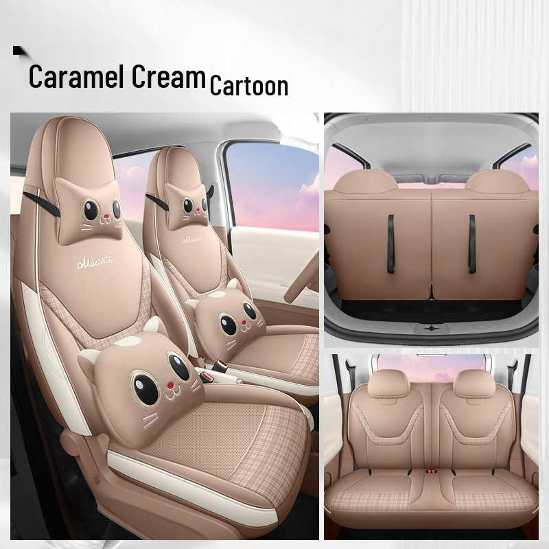 Fifth Gen Wuling Hongguang Mini: 26 Cartoon Leather Car Seat Covers