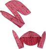 BERUKO Retro Damaged Cotton Do-rag Hip Hop Bandana Dance Dancer Turban Pirate Cap DURAG (white)