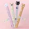 1pcs Cozzy Town Ruler 15cm/5.91in Cartoon Dog & Kitties Clear Scale Straight Measuring Tools Student Back To School A3173