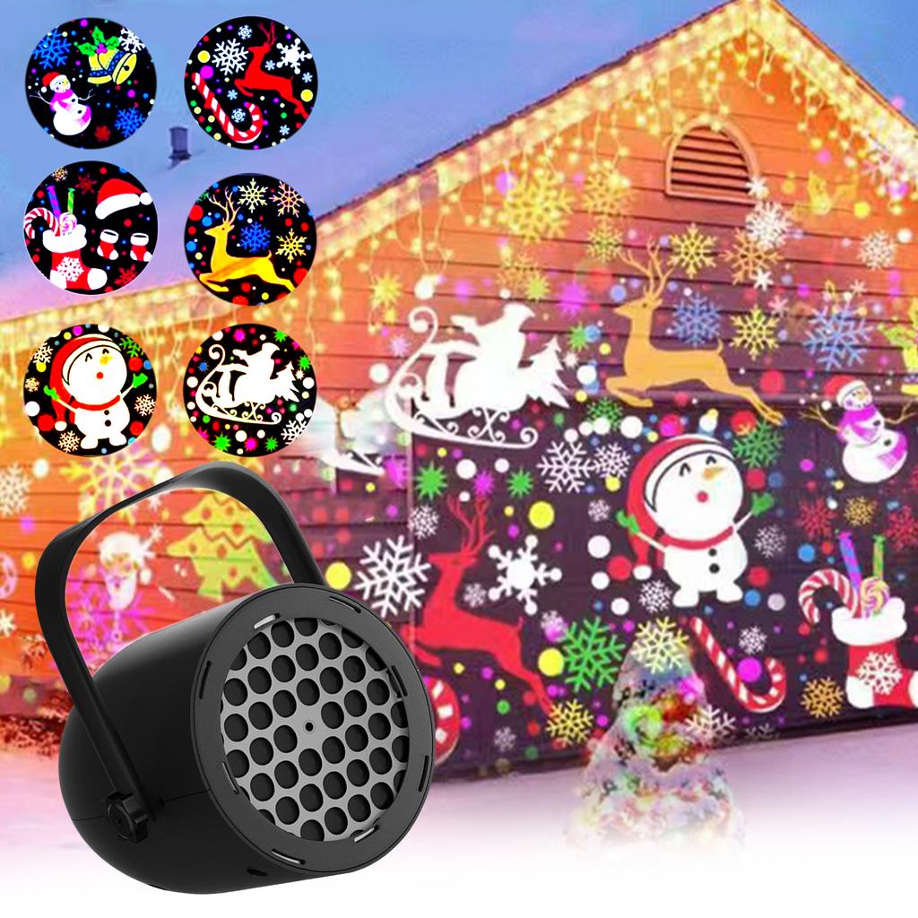 Christmas Projector Lights LED Snowfall Lights Christmas Snowflake Projection Lights for Xmas Holiday Party Decoration