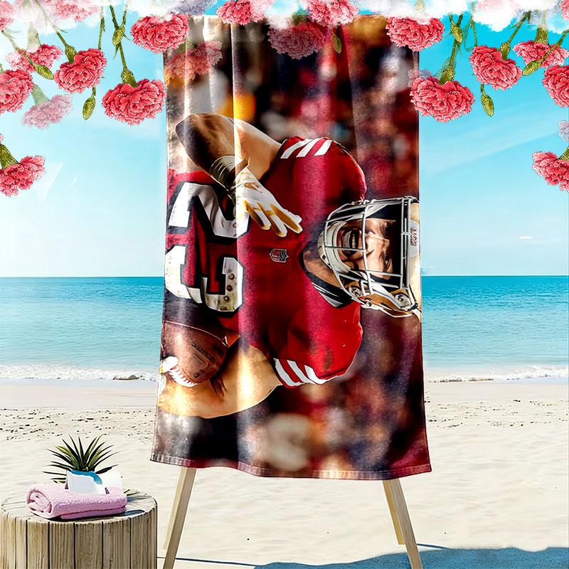 McCaffrey Print Beach Towel, Large Soft Quick Dry Towel for Beach Camping Swimming