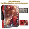 400pcs/900pcs EVA Card Neon Genesis Evangelion Card Album Book Folder Anime Collections Zipper Cards Binder Holder Toy Gift