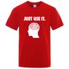 Men's T-shirt, High-quality Fun Design Print, Casual and Cool, Loose Crew Neck, Men's Hip-hop T-shirt Top.