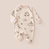 Unisex Cotton Baby Romper - Spring/Autumn Cartoon Onesie for Newborns