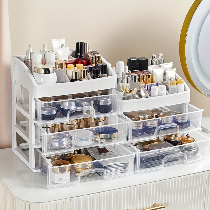 Multi-functional Desktop Storage Box Storage Drawer Hair Decoration Multi-layer Storage Cabinet Cosmetics Jewelry Box Stationery