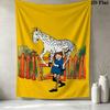 Pippi Wall Tapestry Aesthetic Wall Hanging Printed Fabric Blanket Decorative Tapestries For Bedroom Living Room Home Decor